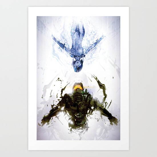 Who's the Machine? Art Print