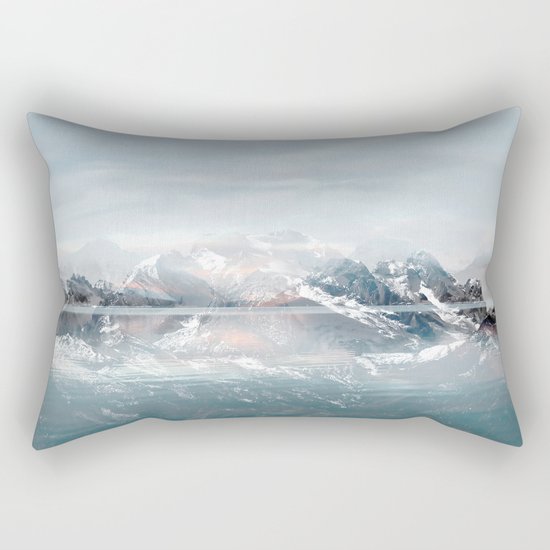 Sunken Snow Rectangular Pillow