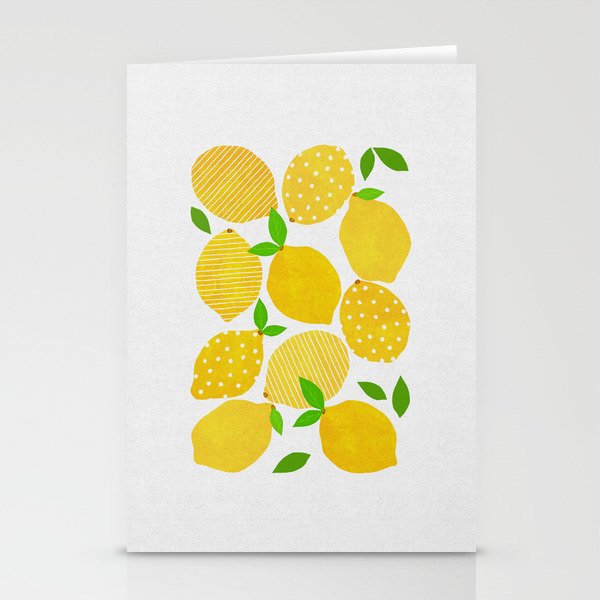 Lemon Crowd Stationery Cards