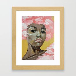 Goddess of Clouds Framed Art Print