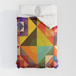 Abstract Multicolor Graphic Design Art - Cambion Comforter