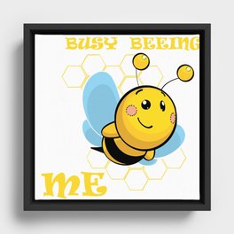 Bee you Framed Canvas