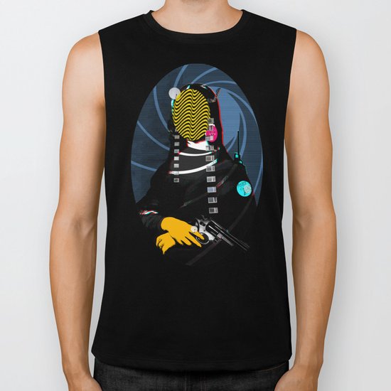 Mona Lisa StreetPopArt - Demon´s Night Biker Tank