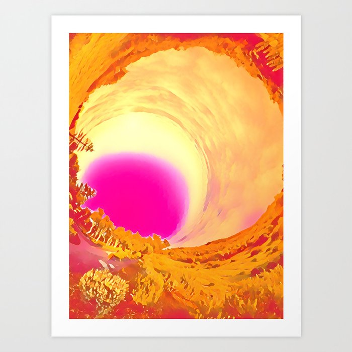 Summer Vibes Infinite Loop Art Print