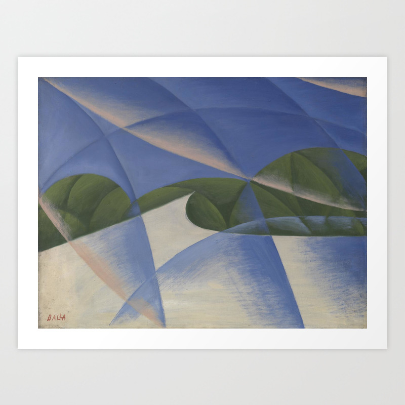 Giacomo Balla Abstract Speed The Car Has Passed 1913 Art Print