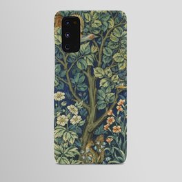Vintage William Morris pattern pheasant and squirrel Android Case