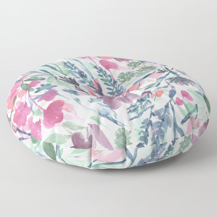 Upside Floral Floor Pillow