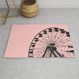 Ferris Wheel (Pink) Rug