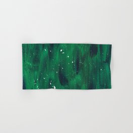 Green and Blue Splatter Hand & Bath Towel