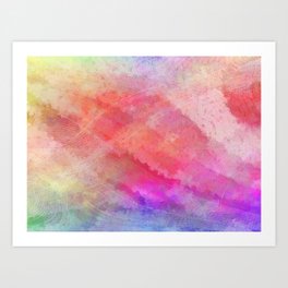 Multicolored abstract 2016 / 008 Art Print