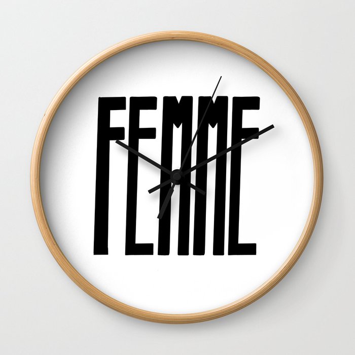 Femme Wall Clock