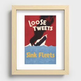 Loose Tweets Sink Fleets Recessed Framed Print