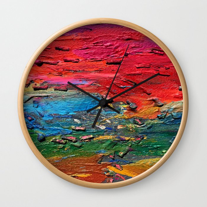 View from the earth Wall Clock