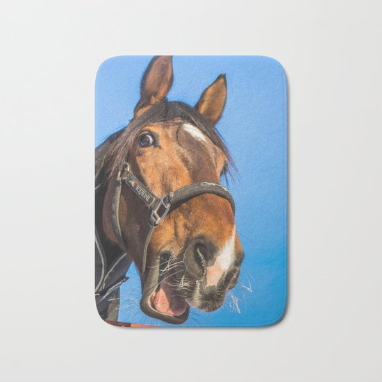 Laughing horse Bath Mat
