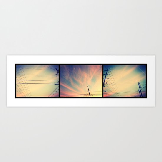 Wires Art Print