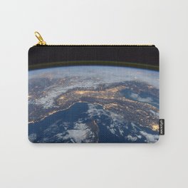206. Space Station Flyover of the Mediterranean Carry-All Pouch