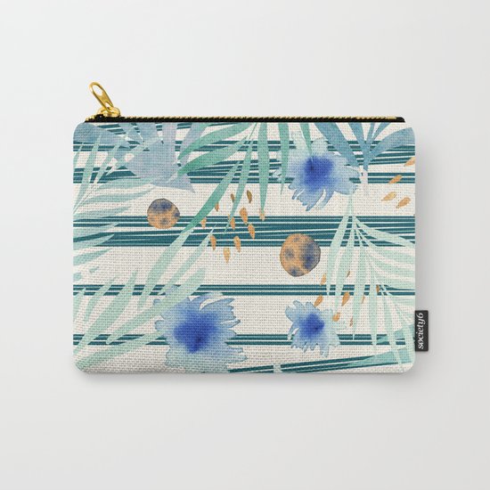SUMMERTIME STRIPES Carry-All Pouch