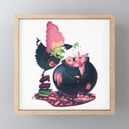 Candy Witch Framed Mini Art Print
