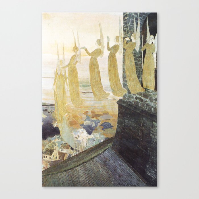 Evening Bells of the Angels Canvas Print