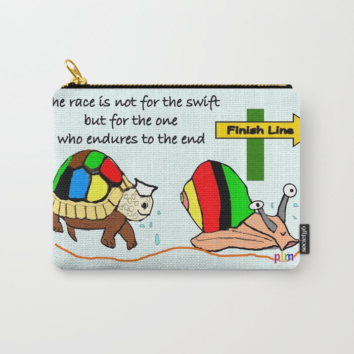 THE RACE - the turtle and the snail Carry-All Pouch