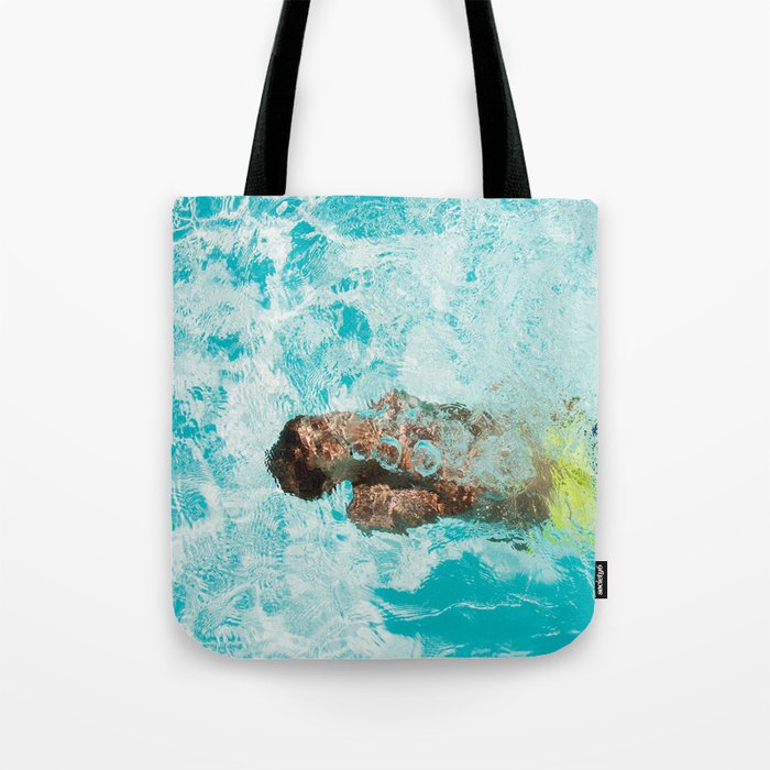 Underwater swimming Tote Bag