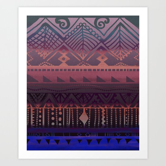 Tribal Paradise Art Print