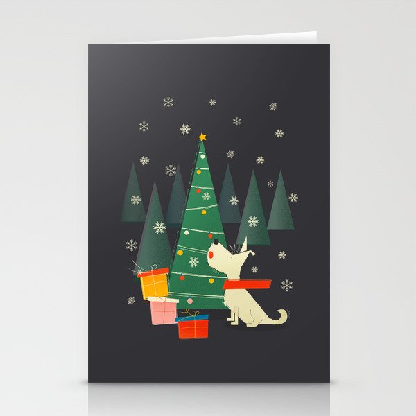 Little White Christmas Westie Stationery Cards