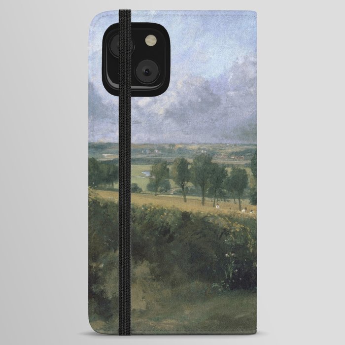 Landscape art by John Constable iPhone Wallet Case