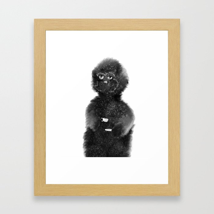 Fluffs Framed Art Print