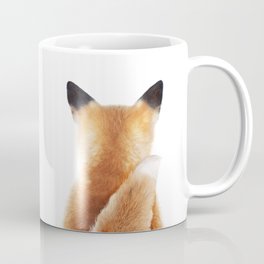 Baby Fox Tail, Fox Cub, Woodland Animals, Kids Art, Baby Animals Art Print By Synplus Mug
