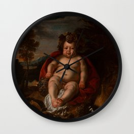 Jacob Jordaens "Bacchus as a child" Wall Clock | Bacchus, Jordaens, Goldenage, Dutch, Child, Painting, Jacobjordaens 