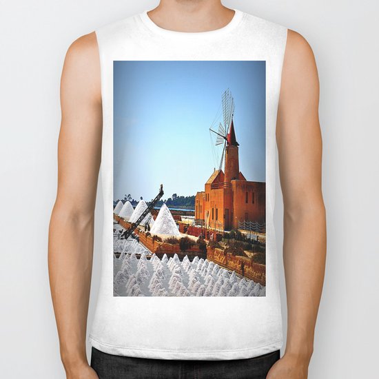 salines (Trapani Sicily) Biker Tank