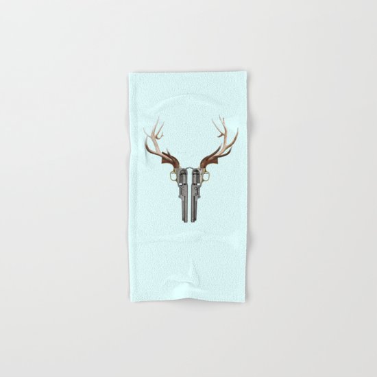 GUN SKULL Hand & Bath Towel