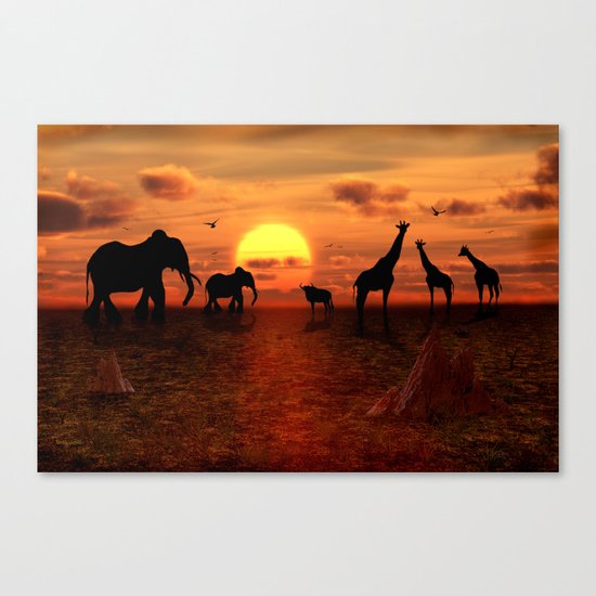 Savanne 2 Canvas Print