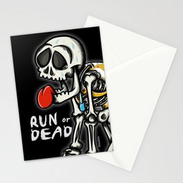 run or dead Stationery Cards
