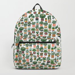 Houseplant Pattern Backpack