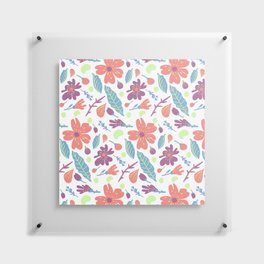 Floral Nature print Floating Acrylic Print