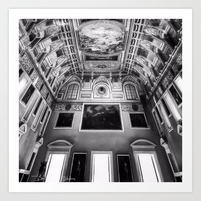 Museo Archeologico Nazionale Di Napoli - Black and White Art Print