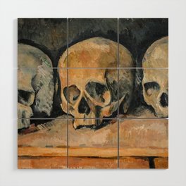 Paul Cezanne - The Three Skull Wood Wall Art