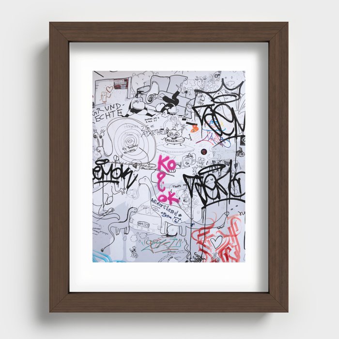 Graffiti No. 15 Recessed Framed Print