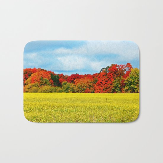 Fall Foliage Overload Bath Mat