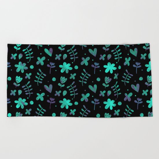 Colorful Lovely Pattern V Beach Towel