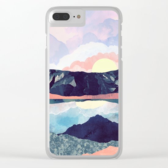 Lake Reflection Clear iPhone Case