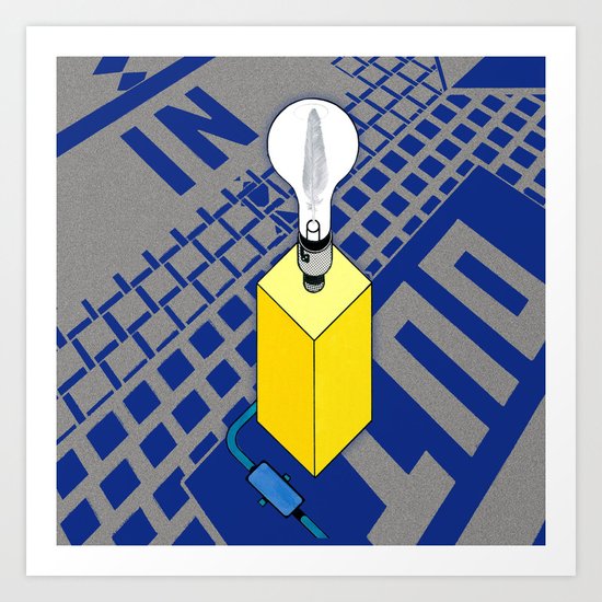 The case of The Light Switch. Art Print