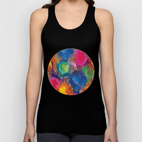 Color explosion Unisex Tank Top