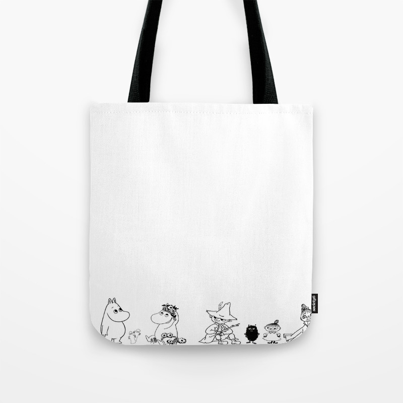 Moomin Small Canvas Tote Bag Finlayson Red