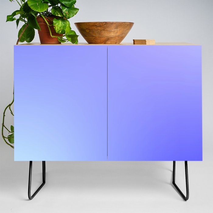 13 Blue Gradient 220506 Aura Ombre Valourine Digital Minimalist Art Credenza