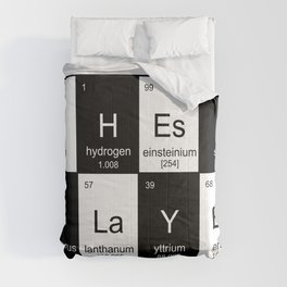 Periodic Table Of Chess Player Elements Comforter