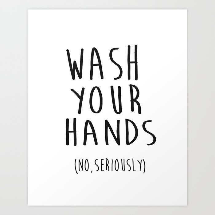 Wash Your Hands Bathroom Print Bathroom Decor Nursery ... Wash Your Hands Bathroom Print Bathroom Decor Nursery ...
