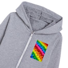 Rainbow Candy: Chicklets Kids Zip Hoodie